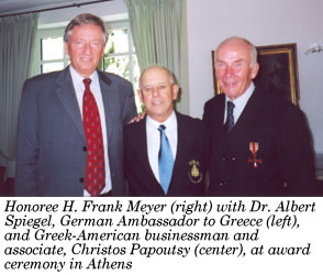Dr. Spiegel, Chris Papoutsy, and Frank Meyer